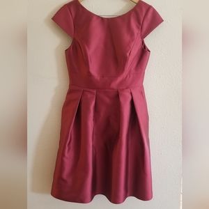 Alfred Sung womens burgundy red dress size 12